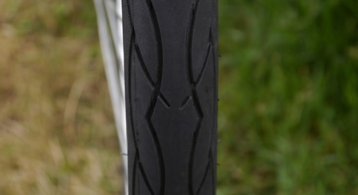 Change from mountain bike tires to road tires for better road riding.