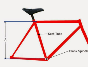 Measuring bicycle frame size
