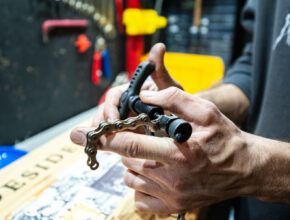 Using a Bicycle Chain Tool