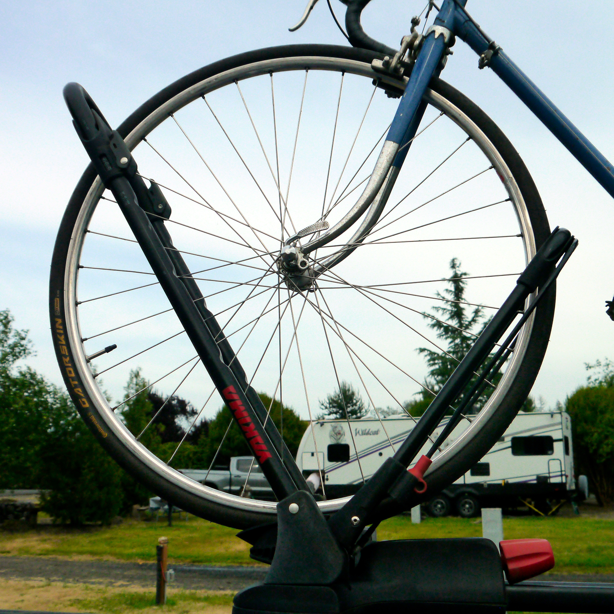 Roof Bike Rack Wheel Mount