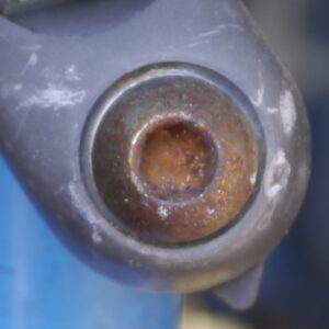 Very rusty brake bolt.